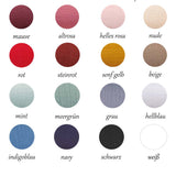 Halstuch mit Namen - WEIß - Musselin - verschiedene Farben und Größen - personalisiert