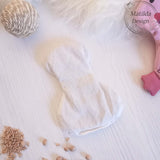 Baby Wärmekissen -  SCHNULLER Mädchen Entchen mit Namen - waschbar - Bio-Dinkel - Kirschkerne - Traubenkerne -